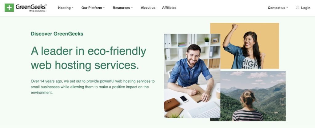 ggreengeeks environment friendly web hosting service